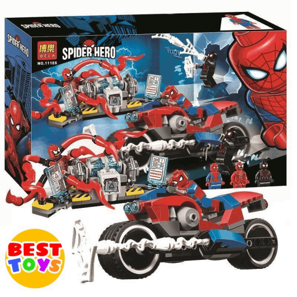 BestToys Lego կոնստրուկտորներ Կոնստրուկտոր Spider Hero 252 կտոր